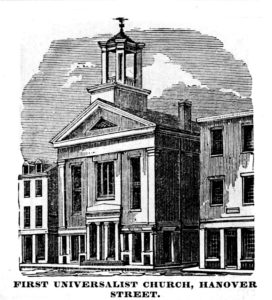 first universalist church Hanover Street