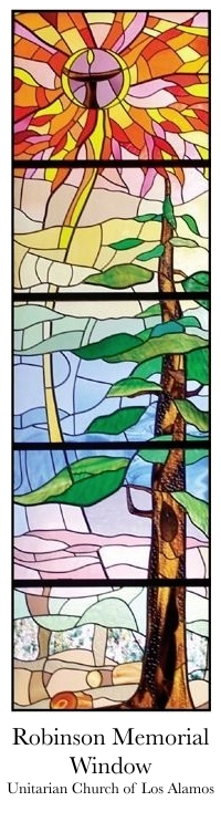 Robinson window - Unitarian Church of Los Alamos, New Mexico