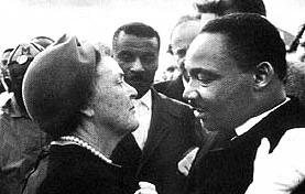 Emily Taft and Rev. Martin Luther King, Jr.