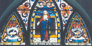 de Benneville Window, First UU Church, Reading, PA