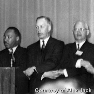Martin Luther King, Jr., Dana McLean Greeley, and Homer Jack