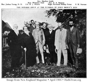 People Attending Funeral of John Brown's Men