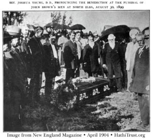 Rev. Young Benediction at Funeral of John Brown's Men